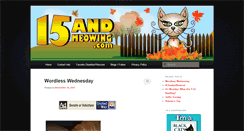 Desktop Screenshot of 15andmeowing.com